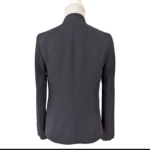 Aritzia Babaton Keith Jacket Blazer Japanese Fabric Open Front in Black Size 2 - Picture 5 of 13